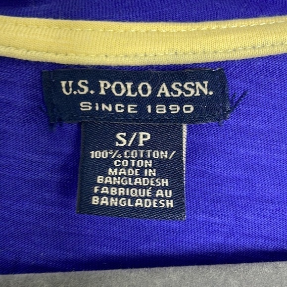 U.S. Polo Assn. royal blue logo embroidered baby t-shirt - Picture 6 of 7
